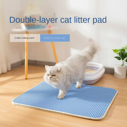 🔥LIMITED-TIME OFFER: 49% DISCOUNT) Anti-Skid Cat Litter Mat - Grab Yours Now!