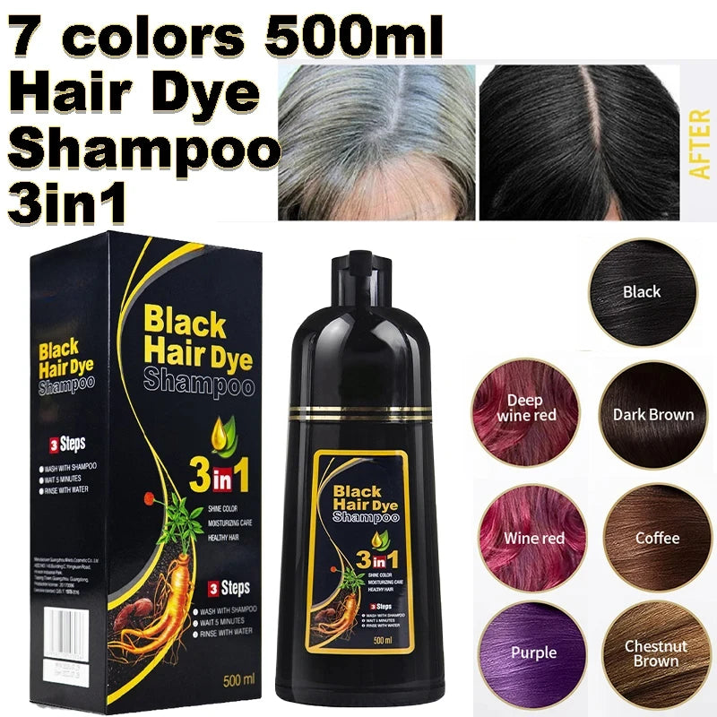 3 In 1 Instant Dye Shampoo